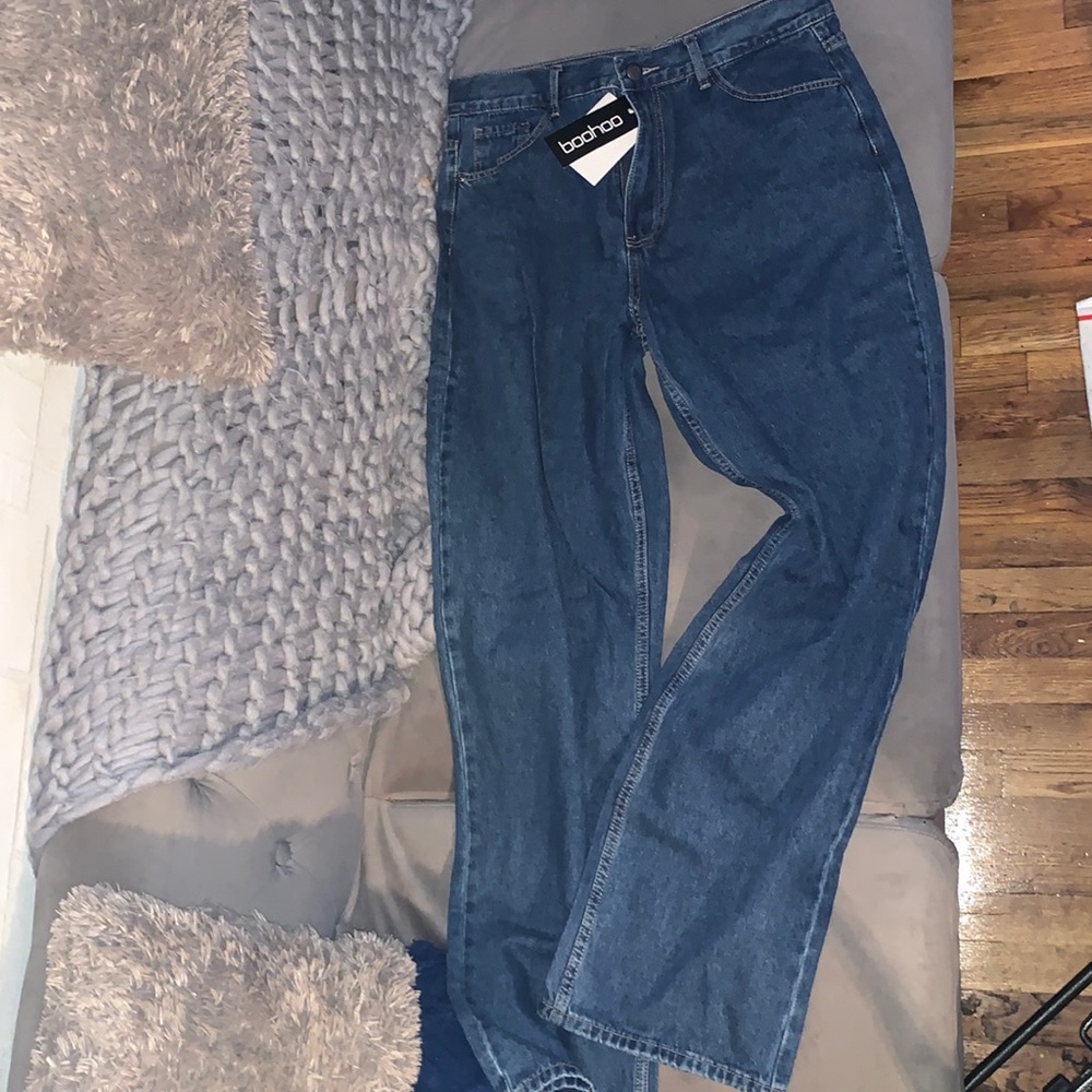 Straight leg mom jeans